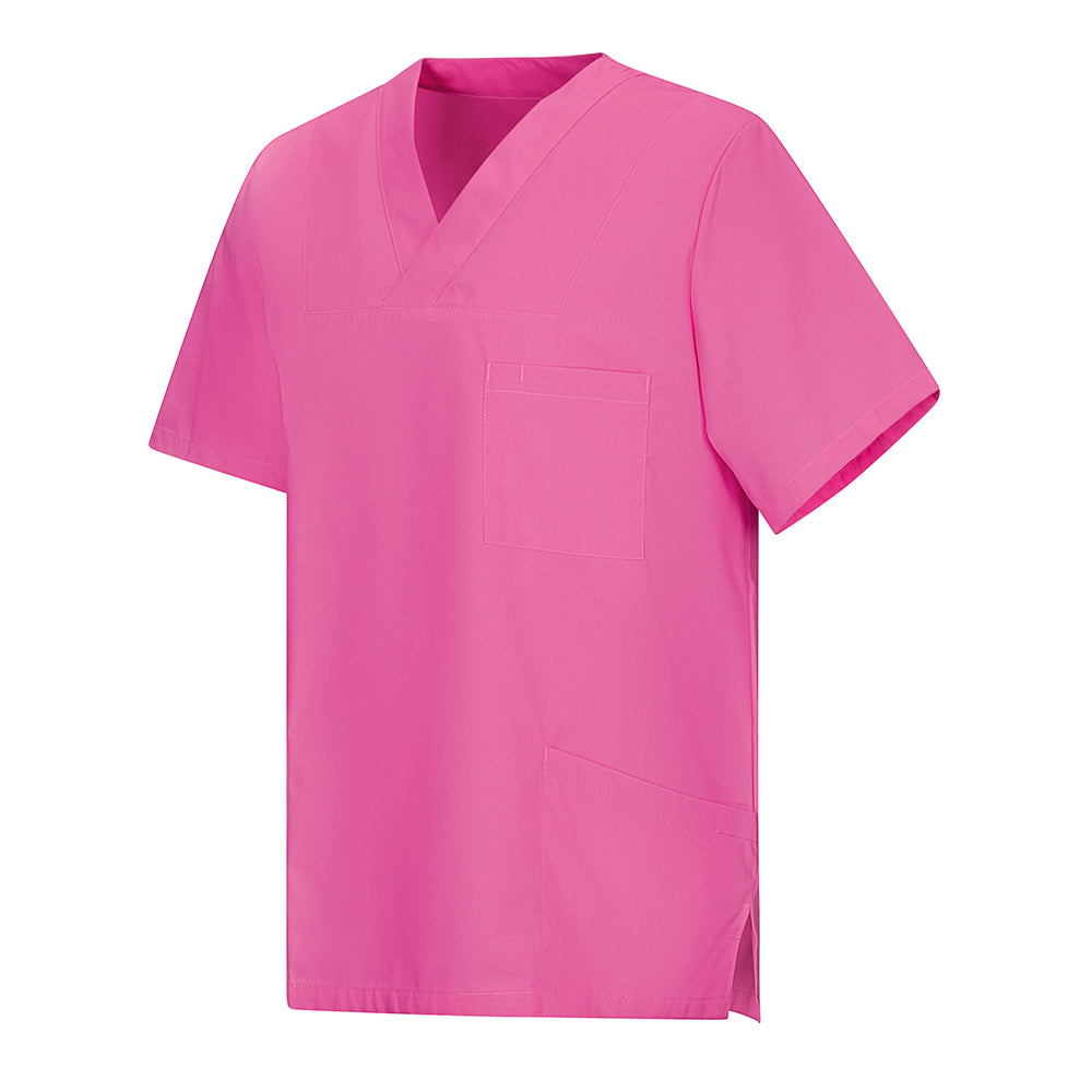 E-273-75 Schlupfkasack pink, berry, bordeaux bis Gr.8XL mit V-Ausschnitt