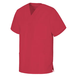E-273-75 Schlupfkasack zitrone, orange, rot, weinrot bis  Gr.8XL mit V-Ausschnitt