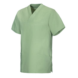E-273-75 Schlupfkasack sage, olive, flaschengrün bis Gr.8XL mit V-Ausschnitt