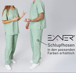 E-273-75 Schlupfkasack mint, lemon, light green bis Gr.8XL mit V-Ausschnitt