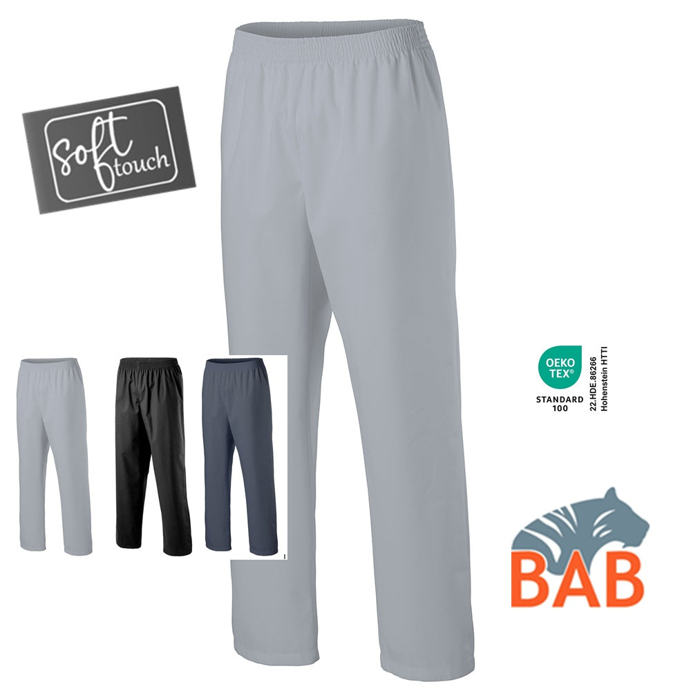 E-330-75 Schlupfhose für Sie & Ihn in silber, graphit, schwarz bis Gr.5XL