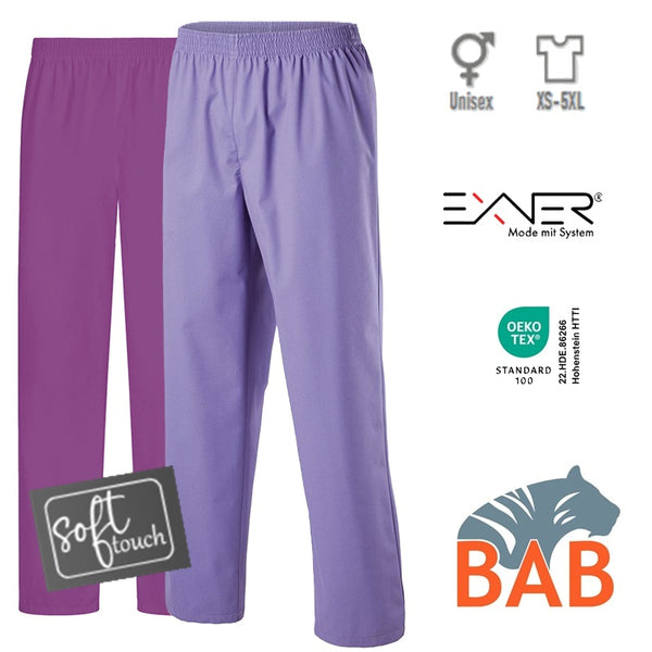 E-330-75 Schlupfhose für Sie & Ihn in purple, violett bis Gr.5XL