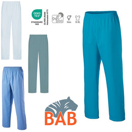 E-330-75 Schlupfhose für Sie & Ihn in eisblau, light blue, petrol, teal bis Gr.5XL