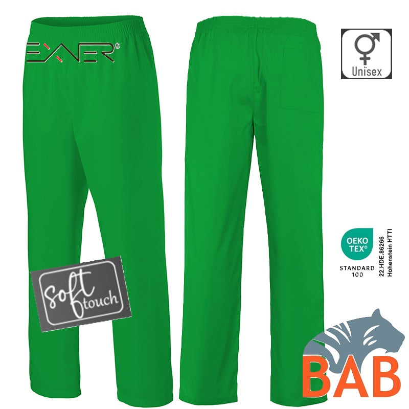 E-330-75 Schlupfhose für Sie & Ihn in kelly green bis Gr.5XL