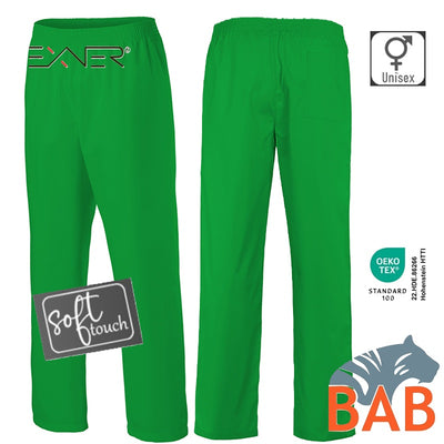 E-330-75 Schlupfhose für Sie & Ihn in kelly green bis Gr.5XL