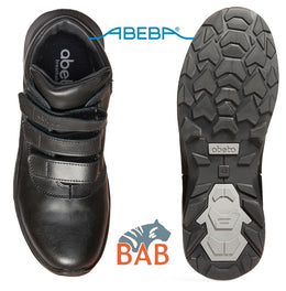 Abeba Food Trax 5010859 hohe Sicherheitsschuhe S3 SRC mit Klett, schwarz