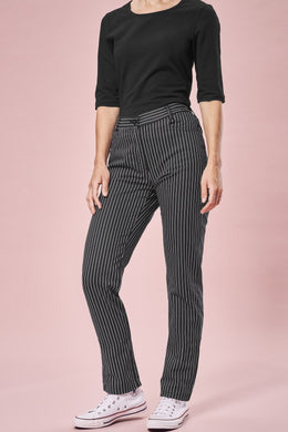 Greiff Cuisine 5319 Damenhose gestreift, Regular Fit
