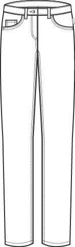 Greiff Care 5344 Five Pocket Damenhose Regular Fit, weiß