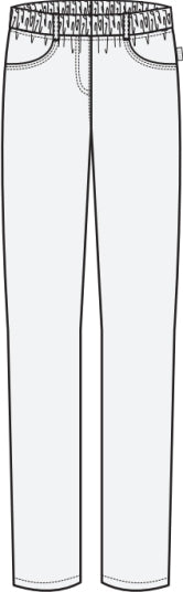 Greiff 5345 Damen-Schlupfhose super elastisch weiß