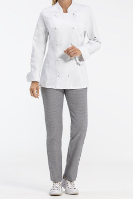 Greiff Cuisine 5407 Damen Kochjacke Regular Fit, weiss