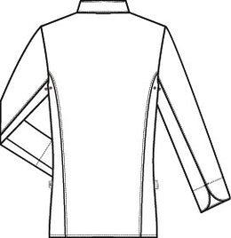 Greiff Cuisine 5407 Damen Kochjacke Regular Fit, weiss