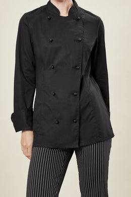 Greiff Cuisine 5407 Damen Kochjacke Regular Fit schwarz