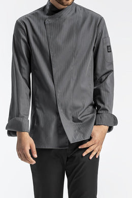Greiff 5544 Premium Kochjacke mit Satinstreifen