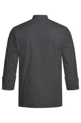 Greiff 5544 Premium Kochjacke mit Satinstreifen
