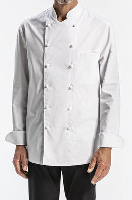 Greiff Cuisine 5566 Stretch Kochjacke Regular Fit, weiß