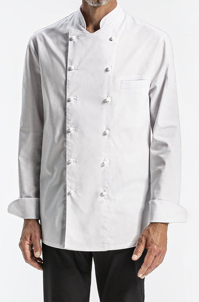 Greiff Cuisine 5566 Stretch Kochjacke Regular Fit, weiß