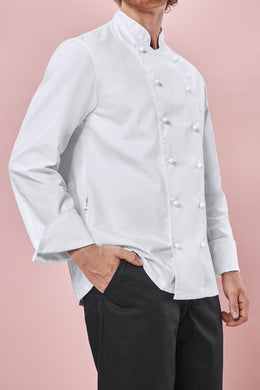 Greiff Cuisine 5566 Kochjacken Mischgewebe weiss, Regular Fit