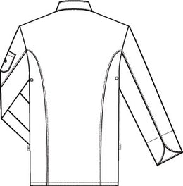 Greiff Cuisine 5569 Stretch Kochjacke Regular Fit weiß