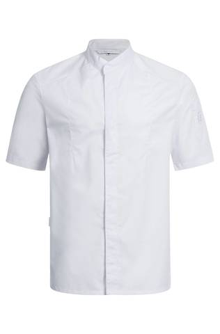 Greiff Cuisine Premium 5573 Kochjacke halbarm  Regular Fit, weiss, schwarz