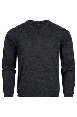 Greiff  6040 Herren-Pullover mit V-Ausschnitt Regular Fit Strick
