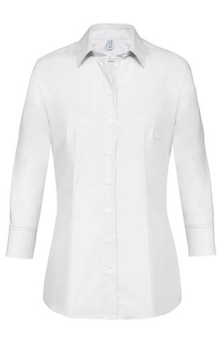 Greiff Basic 6517 Damen Bluse Regular Fit, weiß, schwarz, bleu