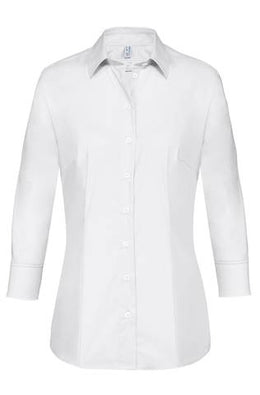 Greiff Basic 6517 Damen Bluse Regular Fit, weiß, schwarz, bleu