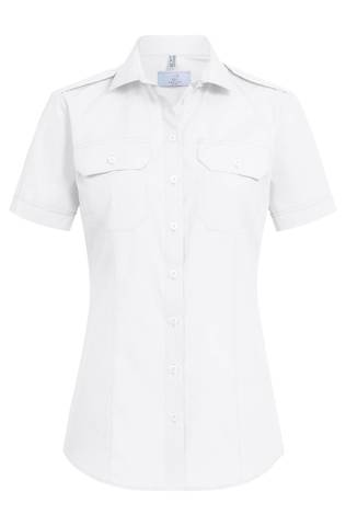 Greiff Basic  6571 Damen Pilotbluse  Regular Fit- kurzarm