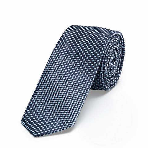 Greiff 6918 Krawatte Slimline gemustertes Design 6 cm