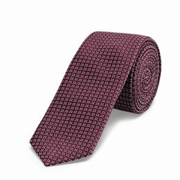 Greiff 6918 Krawatte Slimline gemustertes Design 6 cm