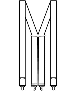Greiff 6941 Hosenträger schwarz 3,5 cm