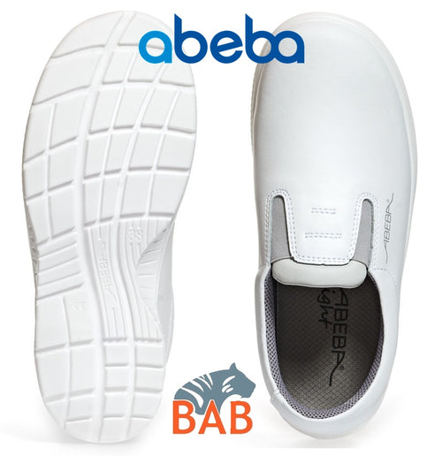 Abeba x-light 711132 Berufsslipper weiß Küchengeeignet