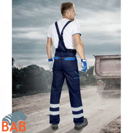 Ardon H8932 CoolTrend Reflex Arbeitslatzhose dunkelblau-blau
