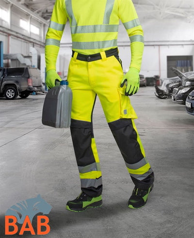 Ardon H5931 Warnschutzbundhose warngelb Herrengröße
