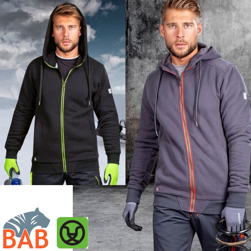 Ardon H5949 Neon Sweatjacke schwarz-gelb