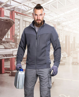 Ardon H5953 Winter-Bomberjacke Hybrid dunkelgrau
