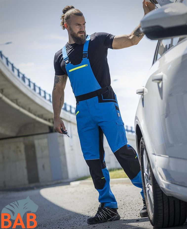 Ardon H6084 4Xstretch Latzhose, blau