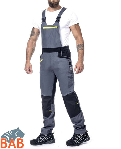 Ardon H6098 4Xstretch Latzhose, grau