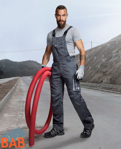 Ardon H6126 SUMMER Latzhose dunkelgrau Kurzgröße