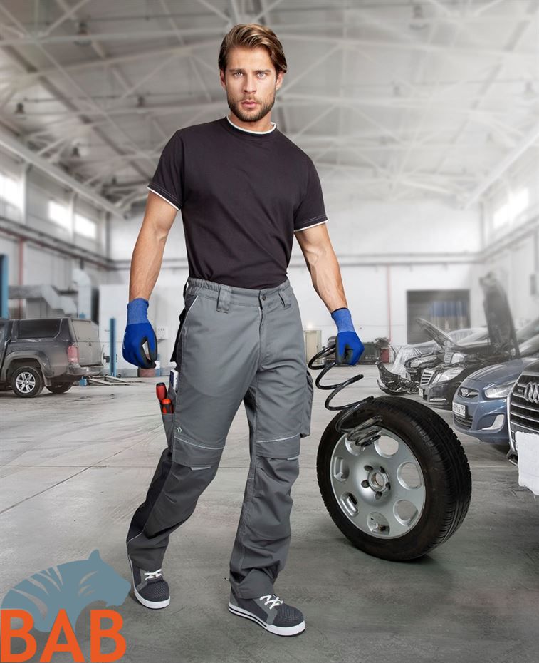 Ardon H6474 Urban+ Bundhose, grau Kurzgröße