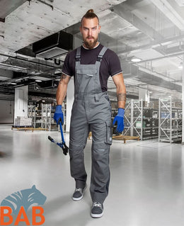 Ardon H6467 Urban+ Latzhose, grau Normalgröße