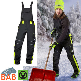 AR-SOPO-H6472  Winterarbeitslatzhose NEON Gr. L