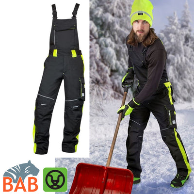 AR-SOPO-H6472  Winterarbeitslatzhose NEON Gr. L