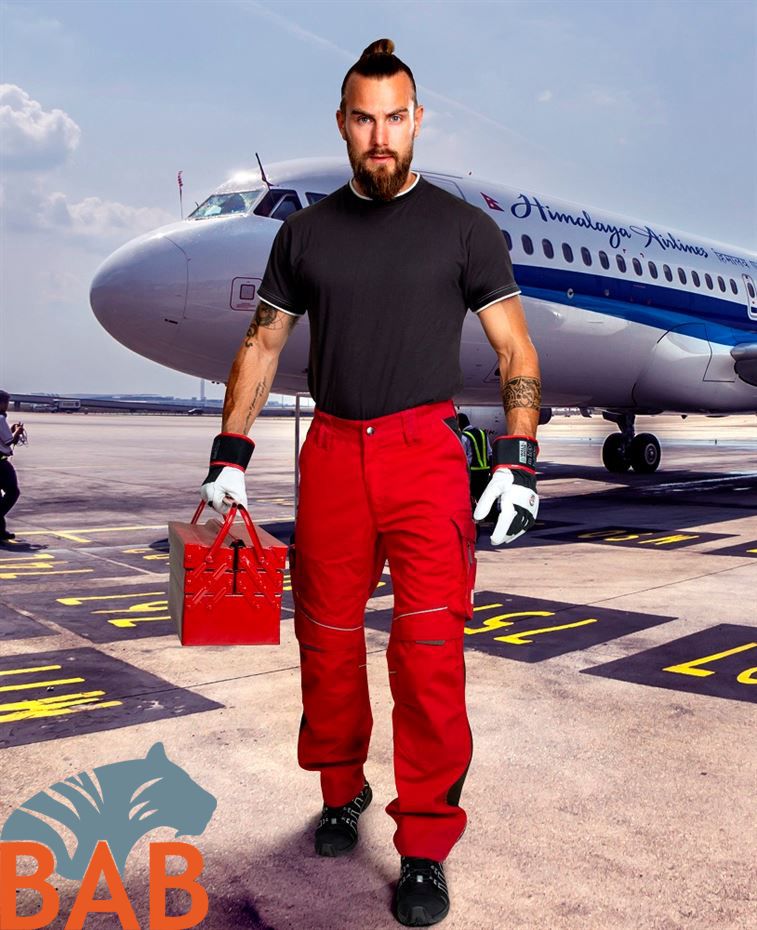 Ardon H6493 Urban+ Bundhose, rot Langgröße