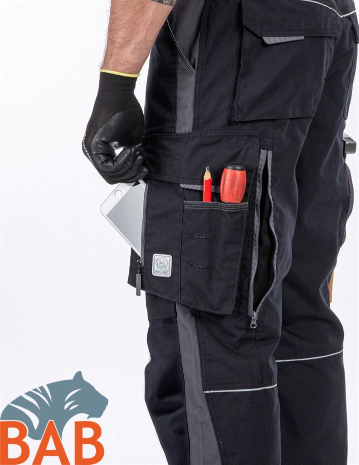 Ardon H6533 Urban+ Bundhose, schwarz Langgröße