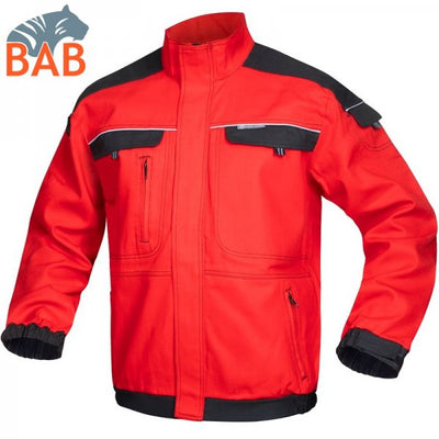 Ardon H8106 CoolTrend Arbeitsjacke rot-schwarz unisex