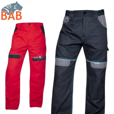 Ardon H8107 CoolTrend Arbeitsbundhose rot-schwarz