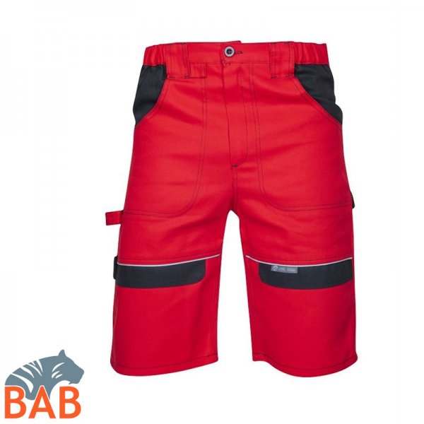 Ardon H8182CoolTrend Arbeitsshorts  rot-schwarz