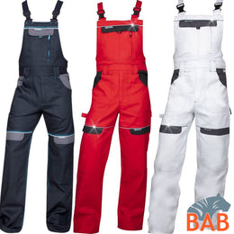 Ardon H8802 CoolTrend Arbeitslatzhose weiss-grau