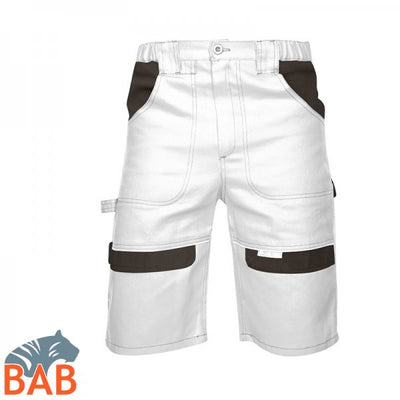Ardon H8807 CoolTrend Arbeitsshorts weiss-grau