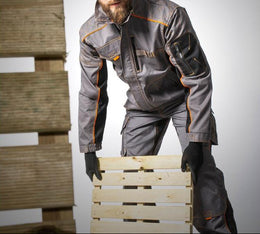Ardon SOPO H 9106 Vision Arbeitsbundjacke, grau Gr. 52
